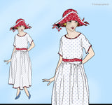 Ladies Home Journal 3125: 1920s Uncut Misses Lanvin Dress 38 B Vintage Sewing Pattern
