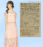 Ladies Home Journal 3129: 1920s Uncut Misses Lanvin Slip 35 B Vintage Sewing Pattern