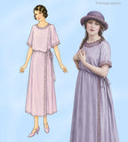 Ladies Home Journal 3131: 1920s Uncut Misses Lanvin Dress 36B Vintage Sewing Pattern