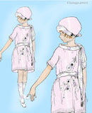 Ladies Home Journal 3149: 1920s Uncut Girls Dress Sz10 Vintage Sewing Pattern
