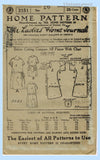 Ladies Home Journal 3151: 1920s Uncut Little Girls Dress Sz10 Vintage Sewing Pattern