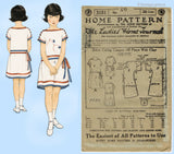 Ladies Home Journal 3151: 1920s Uncut Little Girls Dress Sz10 Vintage Sewing Pattern