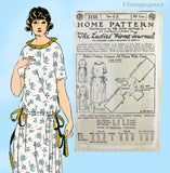 Ladies Home Journal 3155: 1920s Uncut Misses Dress 42 B Vintage Sewing Pattern