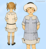 Ladies Home Journal 3159: 1920s Uncut Little Girls Dress Sz 8 Vintage Sewing Pattern
