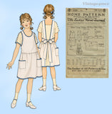 Ladies Home Journal 3161: 1920s Uncut Daughter Apron Sz 8 Vintage Sewing Pattern