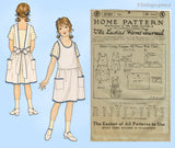 Ladies Home Journal 3161: 1920s Uncut Daughter Apron Sz 8 Vintage Sewing Pattern