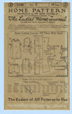 Ladies Home Journal 3196: 1920s Uncut Girls Bloomer Dress Sz2 Vintage Sewing Pattern