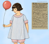 Ladies Home Journal 3196: 1920s Uncut Girls Bloomer Dress Sz4 Vintage Sewing Pattern
