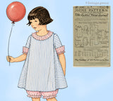 Ladies Home Journal 3196: 1920s Uncut Girls Bloomer Dress Sz6 Vintage Sewing Pattern