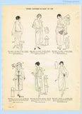 Ladies Home Journal 3216: 1920s Uncut Negligee & Hat 35 B Vintage Sewing Pattern