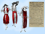 Ladies Home Journal 3233: 1920s Uncut Dress Accessories SM Vintage Sewing Pattern