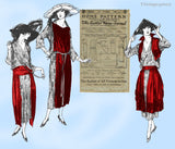 Ladies Home Journal 3233: 1920s Uncut Accessories 38-40B Vintage Sewing Pattern