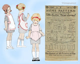 Ladies Home Journal 3245: 1920s Uncut Girls Apron Size 6 Vintage Sewing Pattern