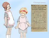 Ladies Home Journal 3245: 1920s Uncut Girls Apron Size 6 Vintage Sewing Pattern