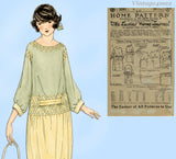 Ladies Home Journal 3281: 1920s Uncut Girls Dress Size 10 Vintage Sewing Pattern