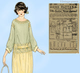 Ladies Home Journal 3281: 1920s Uncut Girls Dress Size 12 Vintage Sewing Pattern