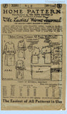 Ladies Home Journal 3281: 1920s Uncut Girls Dress Size 12 Vintage Sewing Pattern
