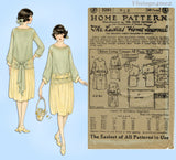 Ladies Home Journal 3281: 1920s Uncut Girls Dress Size 12 Vintage Sewing Pattern