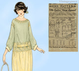 Ladies Home Journal 3281: 1920s Uncut Girls Dress Size 14 Vintage Sewing Pattern