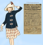 Ladies Home Journal 3283: 1920s Uncut Girls Dress Size 8 Vintage Sewing Pattern