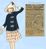 Ladies Home Journal 3283: 1920s Uncut Girls Dress Size 10 Vintage Sewing Pattern