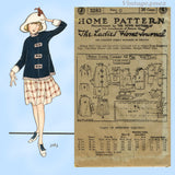 Ladies Home Journal 3283: 1920s Uncut Girls Dress Size 10 Vintage Sewing Pattern