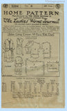 Ladies Home Journal 3284: 1920s Uncut Girls Dress Size 8 Vintage Sewing Pattern