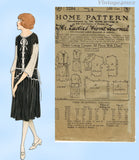 Ladies Home Journal 3284: 1920s Uncut Teen Girls Dress Sz14 Vintage Sewing Pattern