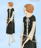 Ladies Home Journal 3284: 1920s Uncut Girls Dress Size 8 Vintage Sewing Pattern