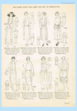 Ladies Home Journal 3287: 1920s Uncut Misses Dress 36 B Vintage Sewing Pattern