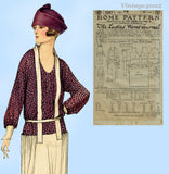 Ladies Home Journal 3287: 1920s Uncut Misses Dress 36 B Vintage Sewing Pattern