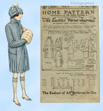 Ladies Home Journal 3293: 1920s Uncut Little Girls Coat Sz 10 Vintage Sewing Pattern