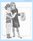 Ladies Home Journal 3300: 1920s Uncut Girls Winter Coat Vintage Sewing Pattern