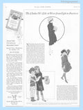 Ladies Home Journal 3300: 1920s Uncut Girls Winter Coat Vintage Sewing Pattern