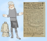 Ladies Home Journal 3300: 1920s Uncut Girls Winter Coat Sz14 Vintage Sewing Pattern
