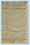 Ladies Home Journal 3300: 1920s Uncut Girls Winter Coat Vintage Sewing Pattern