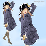 Ladies Home Journal 3312: 1920s Uncut Girls Suit Sz 8 Vintage Sewing Pattern