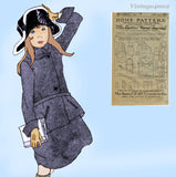 Ladies Home Journal 3312: 1920s Uncut Girls Suit Sz 8 Vintage Sewing Pattern
