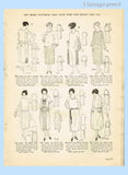 Ladies Home Journal 3315: 1920s Uncut Flapper Dress 42B Vintage Sewing Pattern