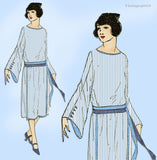 Ladies Home Journal 3315: 1920s Uncut Flapper Dress 42B Vintage Sewing Pattern