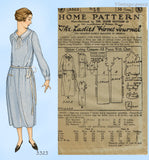 Ladies Home Journal 3323: 1920s Uncut Misses Dress 34 B Vintage Sewing Pattern