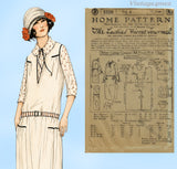 Ladies Home Journal 3326: 1920s Uncut Misses Dress 32 B Vintage Sewing Pattern