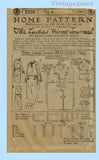 Ladies Home Journal 3326: 1920s Uncut Misses Dress 32 B Vintage Sewing Pattern