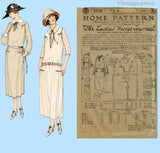 Ladies Home Journal 3326: 1920s Uncut Misses Dress 32 B Vintage Sewing Pattern