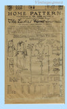 Ladies Home Journal 3326: 1920s Uncut Womens Dress 42 B Vintage Sewing Pattern