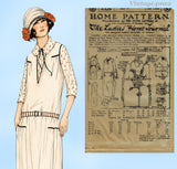 Ladies Home Journal 3326: 1920s Uncut Womens Dress 44 B Vintage Sewing Pattern