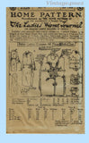 Ladies Home Journal 3326: 1920s Uncut Womens Dress 44 B Vintage Sewing Pattern