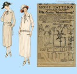 Ladies Home Journal 3326: 1920s Uncut Womens Dress 44 B Vintage Sewing Pattern