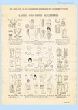 Ladies Home Journal 3327: 1920s Uncut Misses Guimpe Set SM Vintage Sewing Pattern
