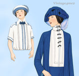 Original 1921-1924 Ladies' Home Journal Pattern No. 3327 - Ladies' and Misses' Accessories